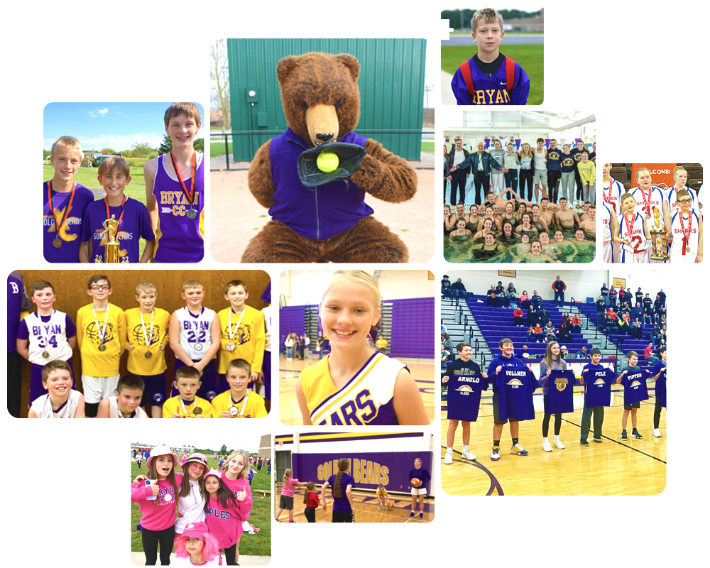 Bryan Youth Sports Photo Collage